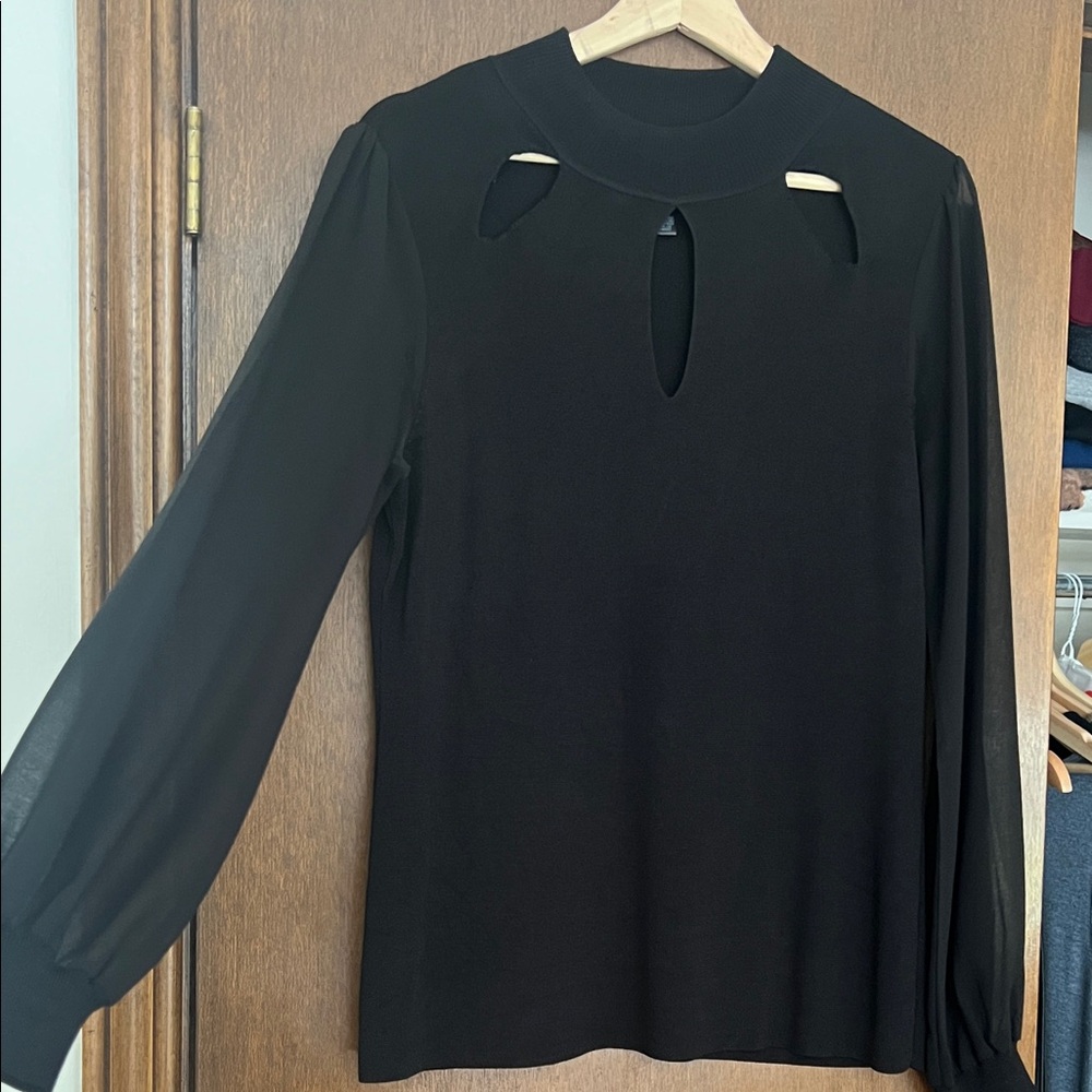 Elegant Black Women's Top